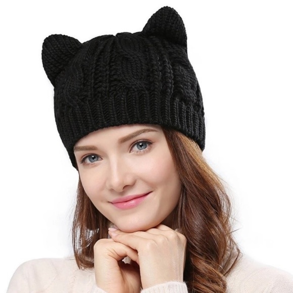 Winter Cat Ears Hat - Picture 2 of 2